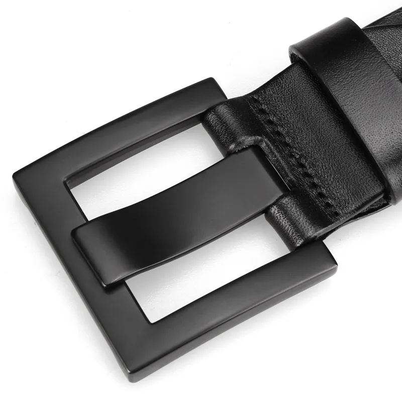 Cows Reign Top Grain Cow Leather Belts Men's 3.7cm-3