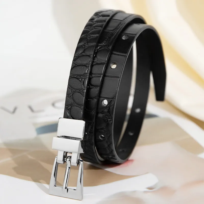 Cows Reign Top Grain Cow Leather Cow Leather Belts Women's 1.4cm-2