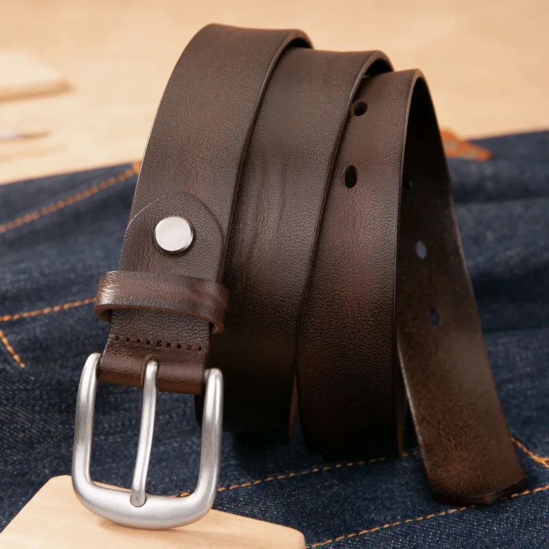 Cows Reign Top Grain Cow Leather Belts Unisex 2.8CM-8