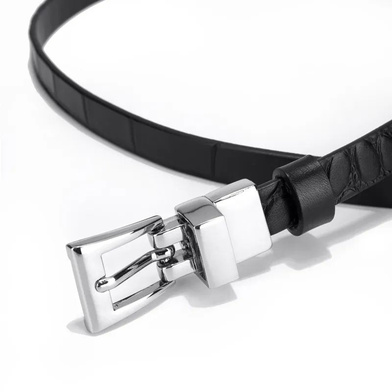 Cows Reign Top Grain Cow Leather Cow Leather Belts Women's 1.4cm-4