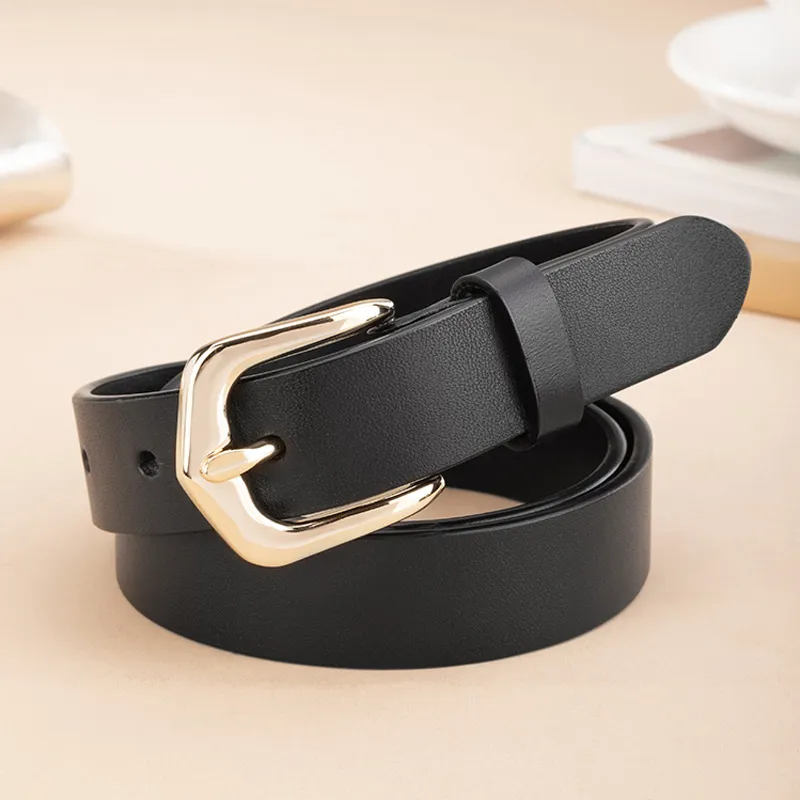 Cows Reign Top Grain Cow Leather Belts Women's 2.4cm-1