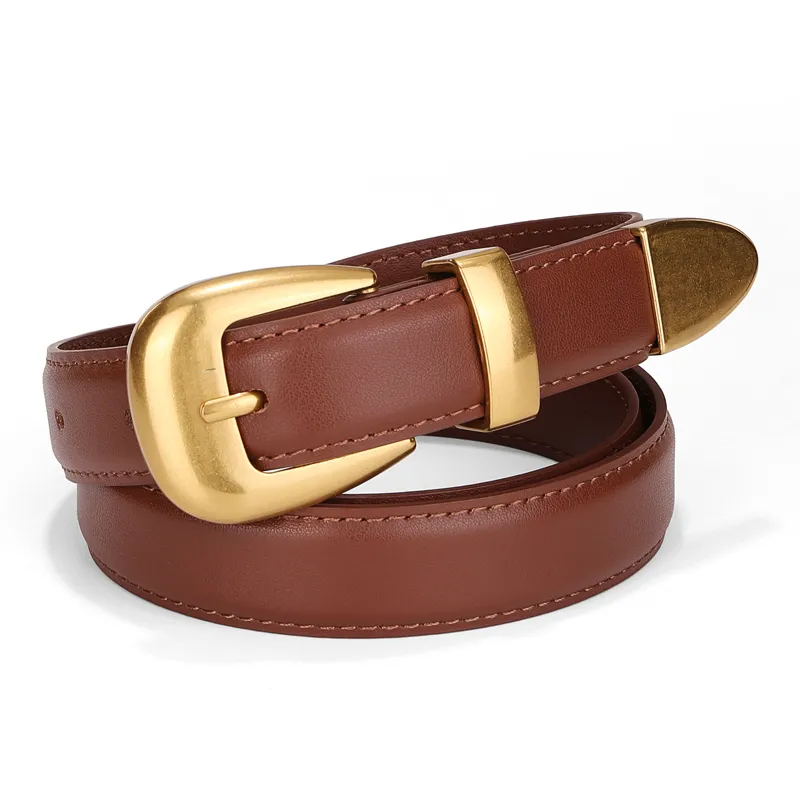 Cows Reign Cow Leather Belts Women's 2.4cm-6