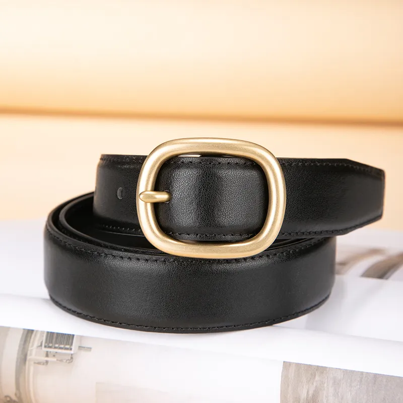 Cows Reign Split Cow Leather Belts Women's 2.9CM-1