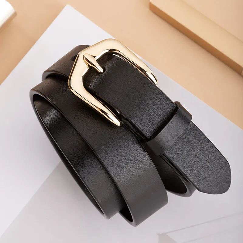 Cows Reign Top Grain Cow Leather Belts Women's 2.4cm-2