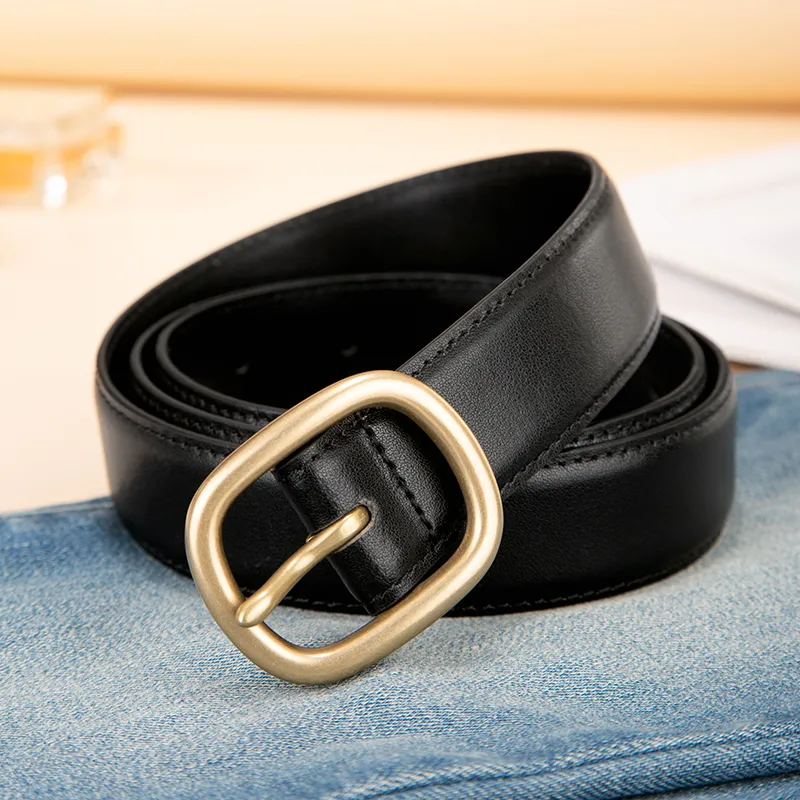 Cows Reign Split Cow Leather Belts Women's 2.9CM-4