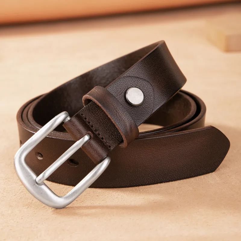 Cows Reign Top Grain Cow Leather Belts Unisex 2.8CM-9
