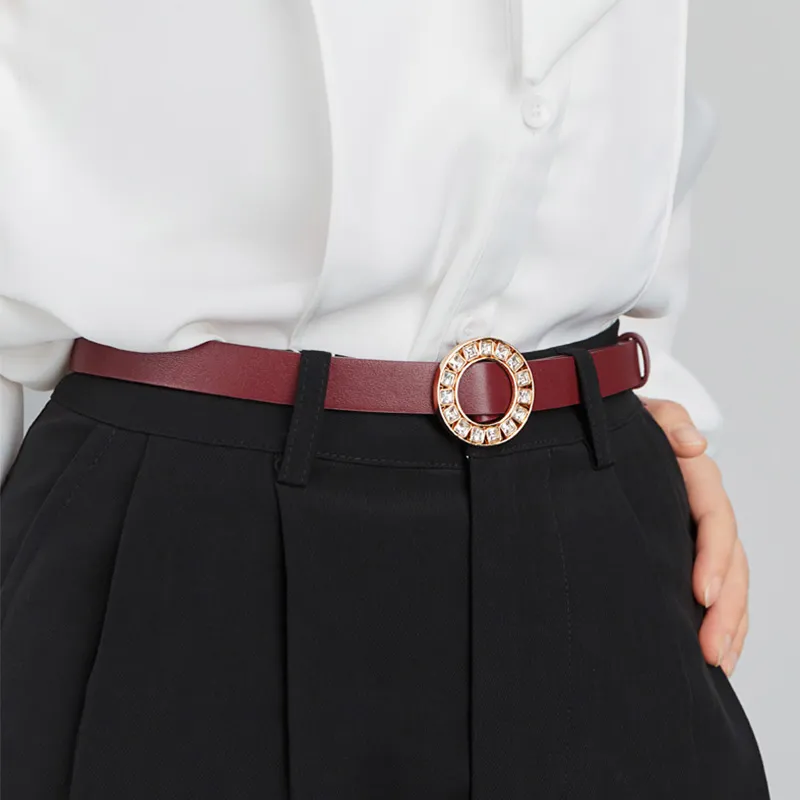 Cows reign Leather Belts Women's-11