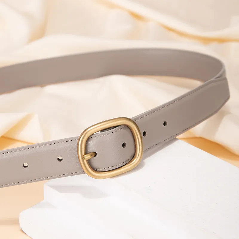 Cows Reign Split Cow Leather Belts Women's 2.9CM-14
