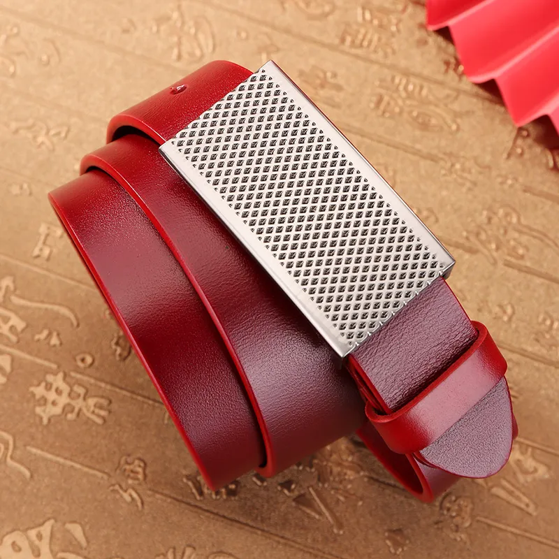 Cows Reign Top Grain Cow Leather Leather Belts Unisex 3.0CM-11