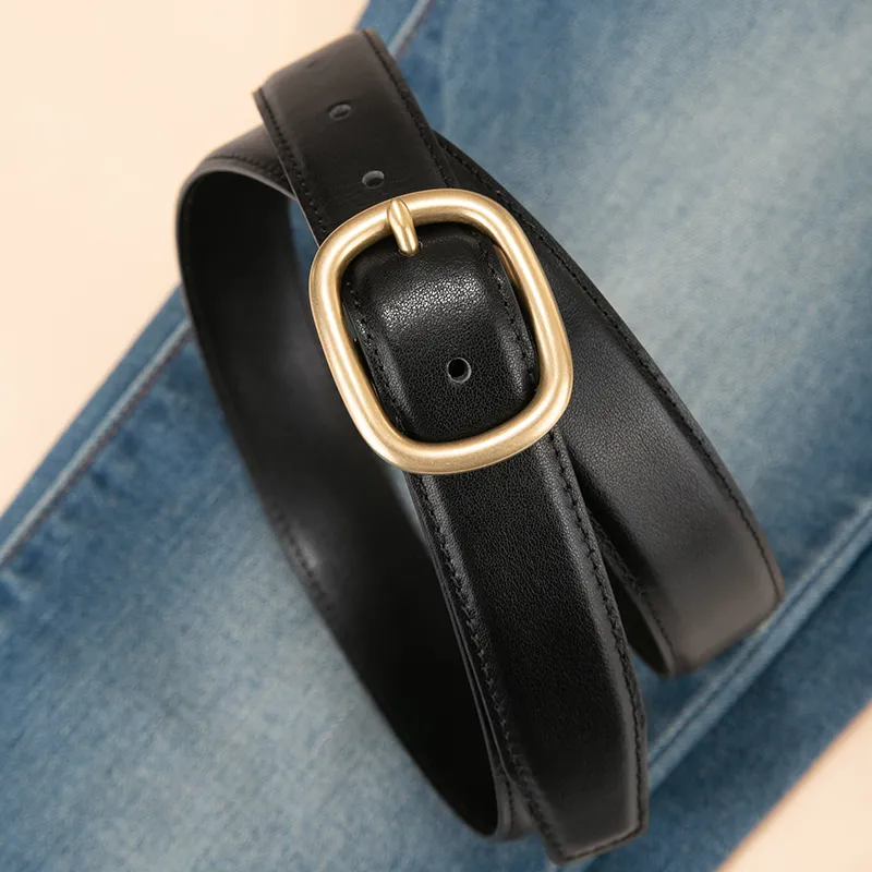 Cows Reign Split Cow Leather Belts Women's 2.9CM-3