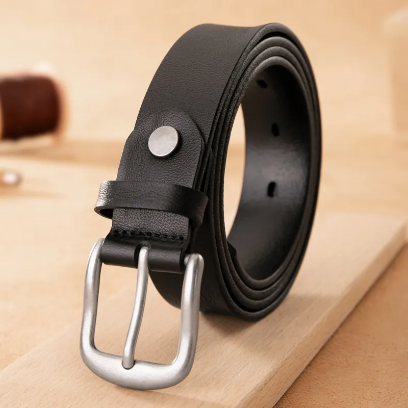 Cows Reign Top Grain Cow Leather Belts Unisex 2.8CM-3