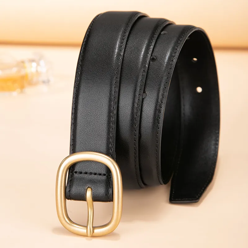Cows Reign Split Cow Leather Belts Women's 2.9CM-2