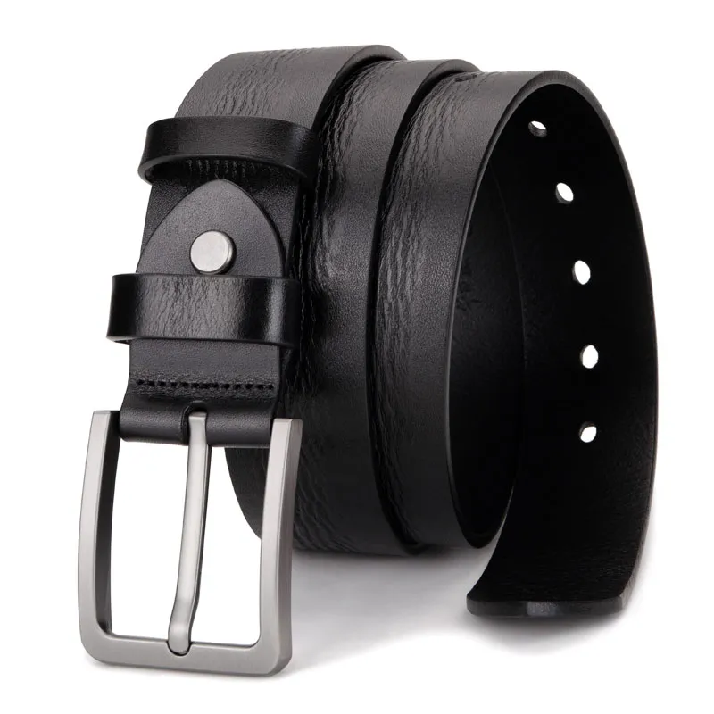 Cows Reign Cow Leather Leather Belts Men's 3.7CM-2