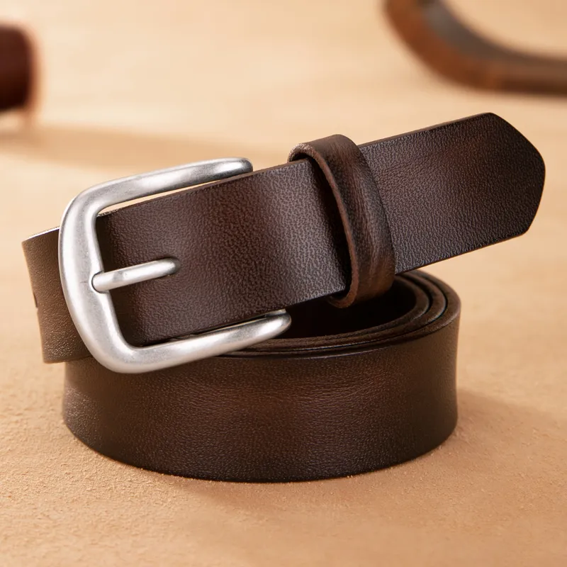 Cows Reign Top Grain Cow Leather Belts Unisex 2.8CM-6
