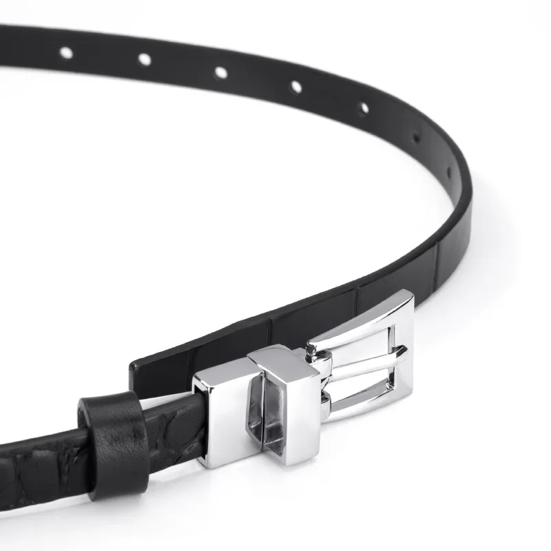 Cows Reign Top Grain Cow Leather Cow Leather Belts Women's 1.4cm-3