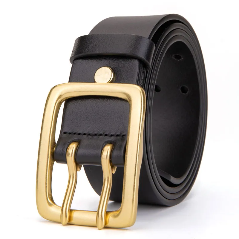 Cows Reign Top Grain Cow Leather Belts Men's 3.7cm-1