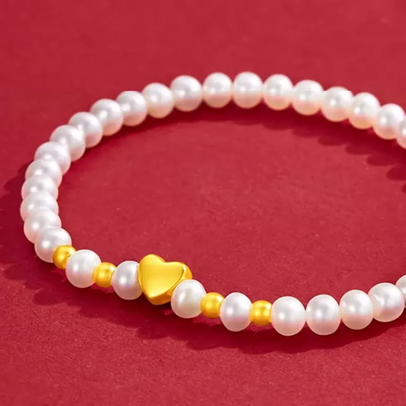 CHOW KING SANG Freshwater Pearl Bracelets Women's-4