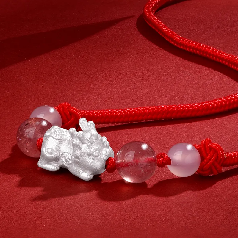 CHOW KING SANG S999 Fine Silver Necklaces Unisex-4