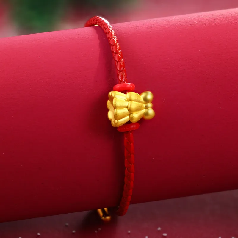 CHOW KING SANG Gold Bracelet Unisex-2