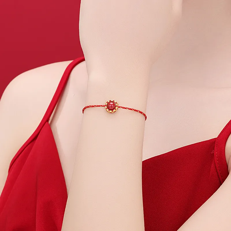 CHOW KING SANG Alloy Bracelets Unisex-5