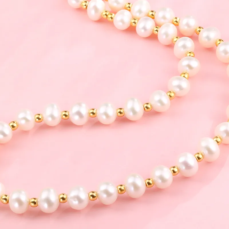 CHOW KING SANG Pearl Necklaces Unisex-2