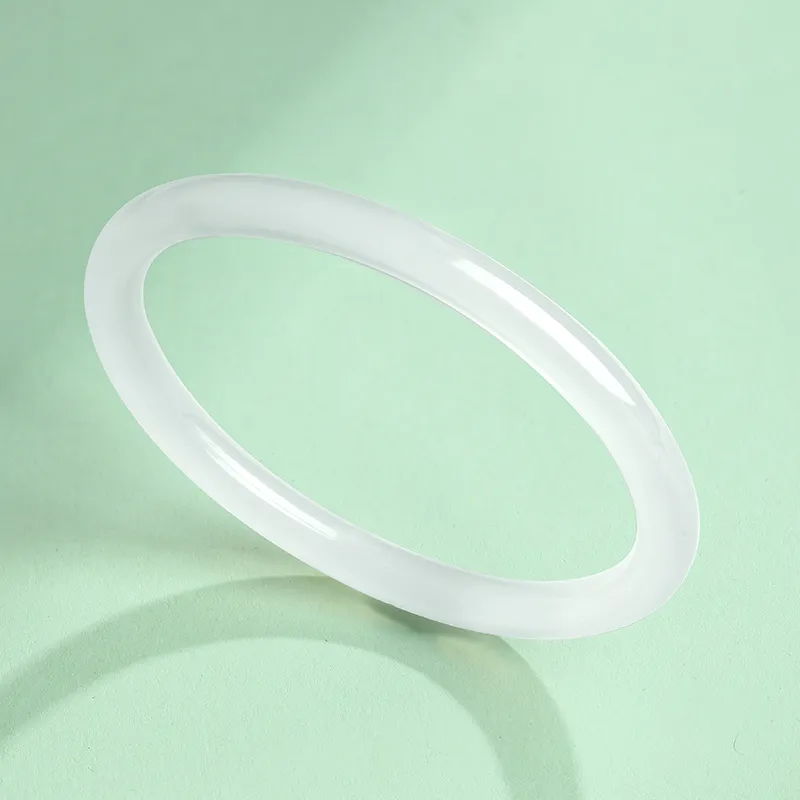 CHOW KING SANG Chalcedony Jade Bangles Women's-1