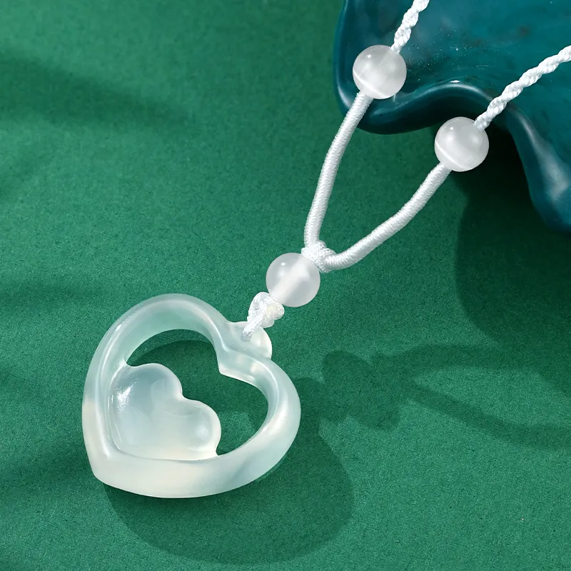 CHOW KING SANG Chalcedony Necklaces Women's-3