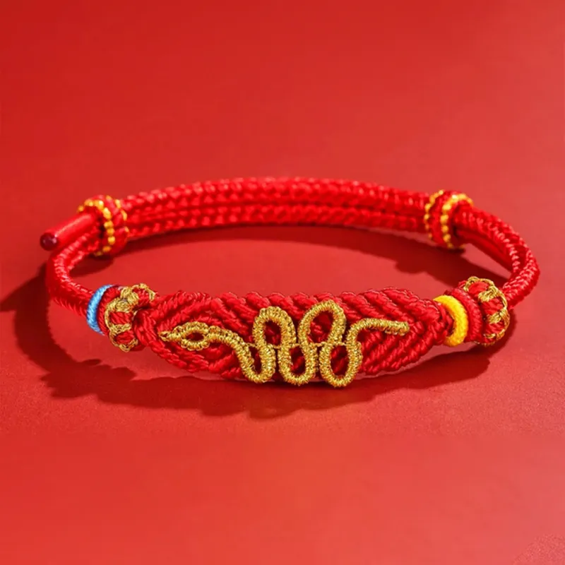 CHOW KING SANG Hand Woven Cord Bracelets Unisex-2