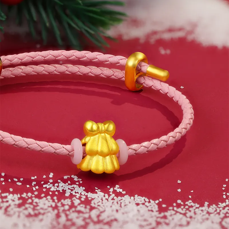 CHOW KING SANG Gold Bracelet Unisex-7