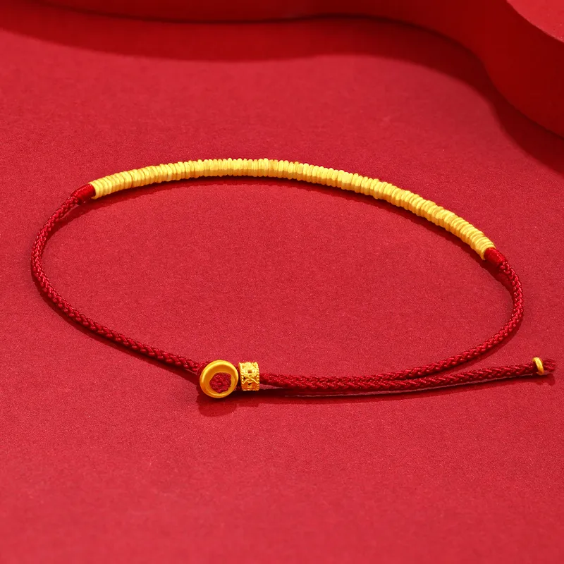 CHOW KING SANG Gold Bracelet Unisex-3