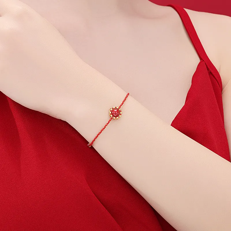 CHOW KING SANG Alloy Bracelets Unisex-6