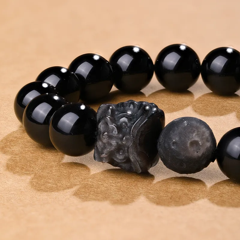 CHOW KING SANG Agate Jade Bracelets Unisex-5