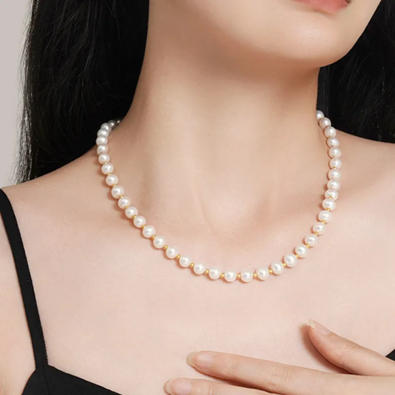 CHOW KING SANG Pearl Necklaces Unisex-5