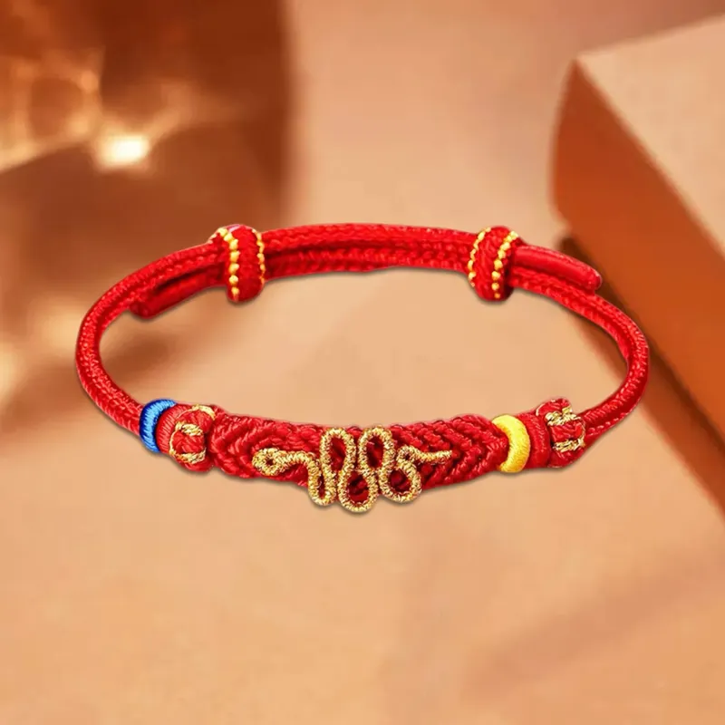 CHOW KING SANG Hand Woven Cord Bracelets Unisex-3