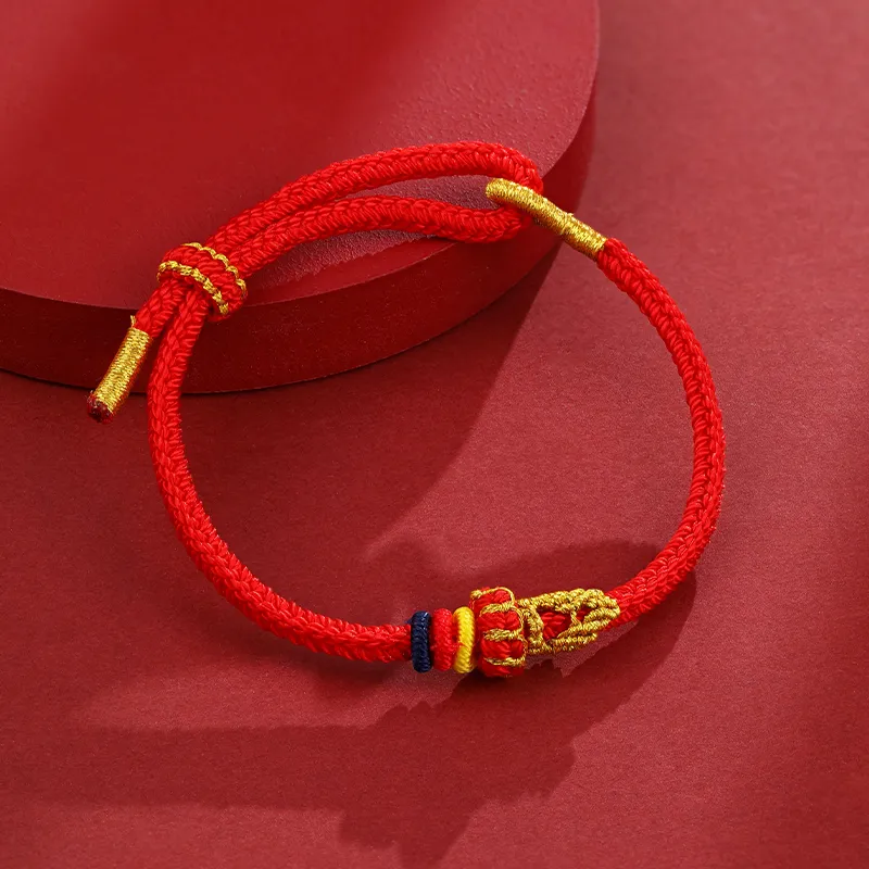 CHOW KING SANG Fabric Bracelets Unisex-6