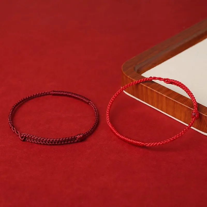 CHOW KING SANG Fabric Bracelets Unisex-3