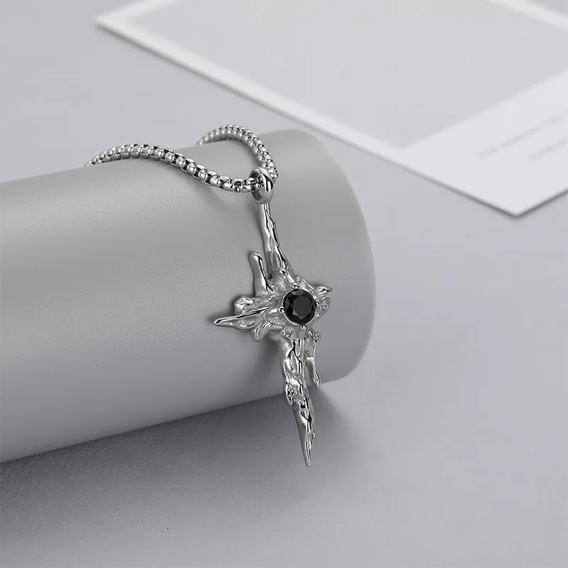 FAIRWHALE Titanium Steel Necklaces Unisex-5