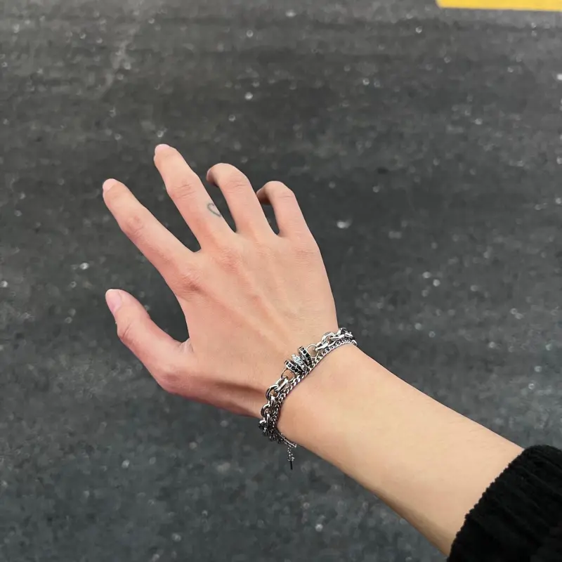 FAIRWHALE Titanium Steel Necklaces Unisex-8