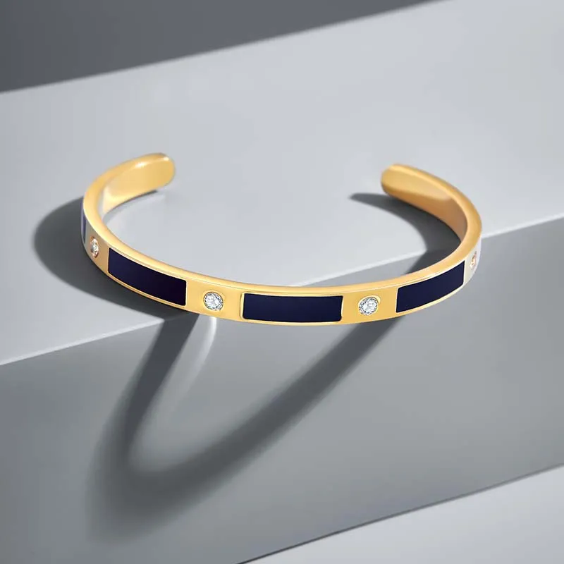 FAIRWHALE Stainless Steel Bangles Women's-9