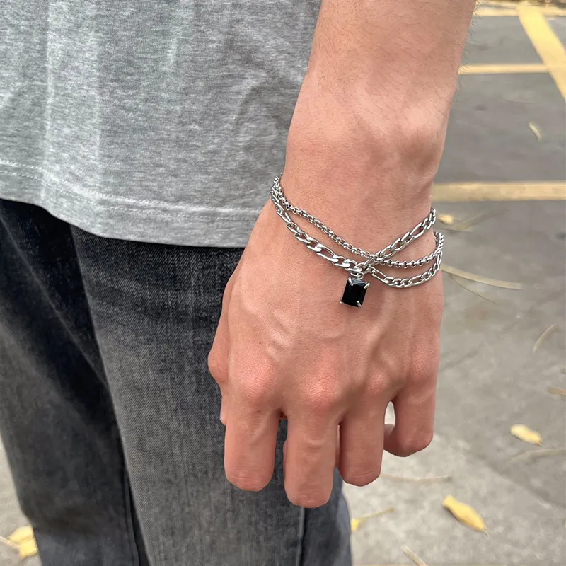 FAIRWHALE Titanium Steel Bracelets Unisex-1
