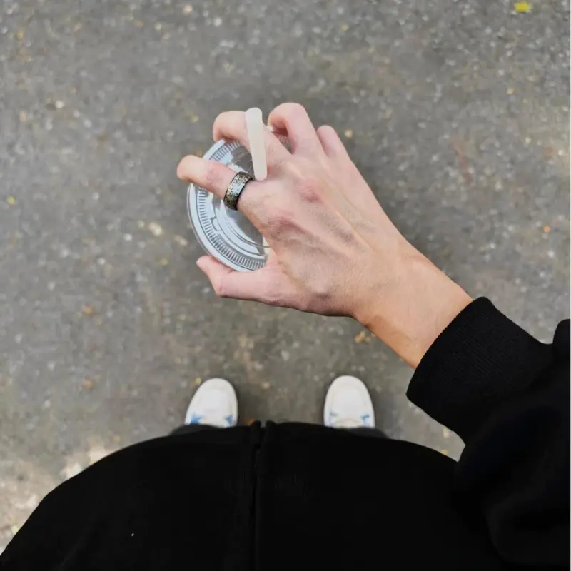 FAIRWHALE Titanium Steel Rings Unisex-6