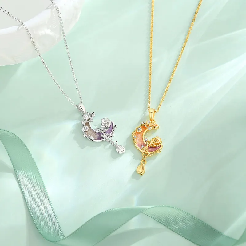 FAIRWHALE S925 Silver Necklaces Women's-5