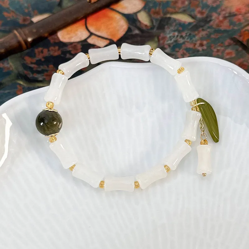 FAIRWHALE Glass Cat Eye Bracelets Women's-2