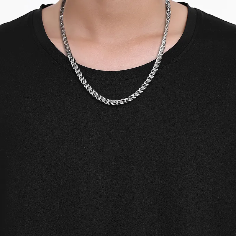 FAIRWHALE Titanium Steel Necklaces Unisex-3