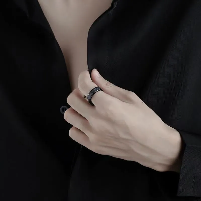 FAIRWHALE Titanium Steel Rings Unisex-2