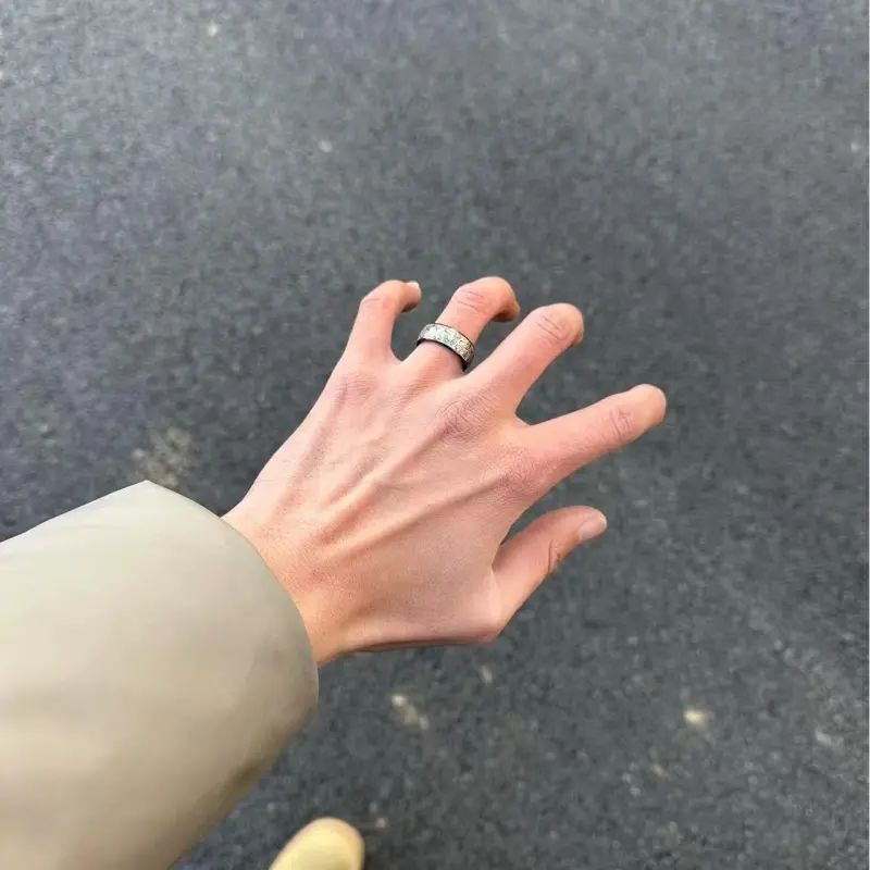 FAIRWHALE Titanium Steel Rings Unisex-5