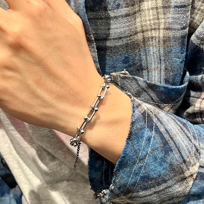 FAIRWHALE Titanium Steel Bracelets Unisex-2