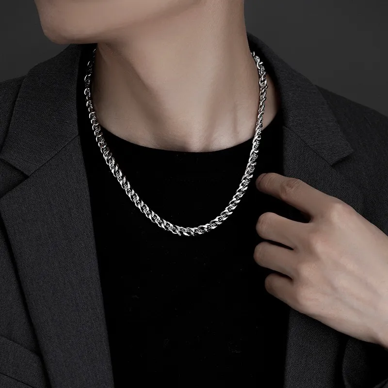 FAIRWHALE Titanium Steel Necklaces Unisex-2