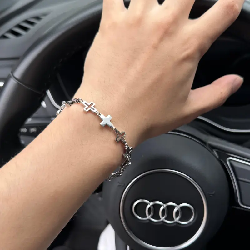 FAIRWHALE Titanium Steel Bracelets Unisex-6