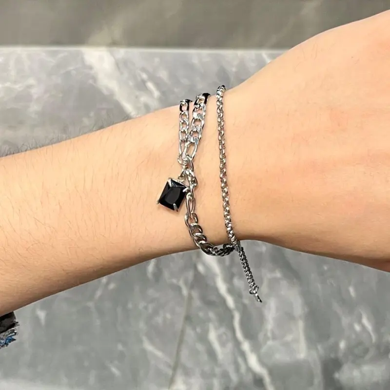 FAIRWHALE Titanium Steel Bracelets Unisex-4